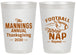 Personalized Thanksgiving 20 oz Frosted Cups - Football Turkey | 260012