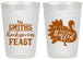 Personalized Thanksgiving 20 oz Frosted Cups - Lets Get Stuffed | 260020