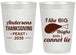 Personalized Thanksgiving 20 oz Frosted Cups - Big Thighs | 260023