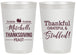 Personalized Thanksgiving 20 oz Frosted Cups - Thankful Stuffed | 260029
