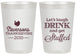 Personalized Thanksgiving 20 oz Frosted Cups - Turkey Stuffed | 260037