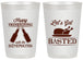 Personalized Thanksgiving 20 oz Frosted Cups - Lets Get Basted | 260039