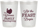 Personalized Thanksgiving 20 oz Frosted Cups - Let The Feast Begin | 260041