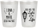 Personalized Wedding 20 oz Frosted Cups - You Are The Light Of My Life | 261