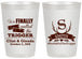 Personalized Wedding 20 oz Frosted Cups - Finally Pull The Trigger | 264