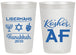 Personalized Hanukkah 20 oz Frosted Cups - Menorah Dreidel | 270024