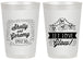 Personalized Wedding 20 oz Frosted Cups - Let Love Glow | 273