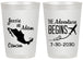 Personalized Wedding 20 oz Frosted Cups - The Adventure Begins | 275