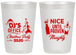 Personalized Christmas 20 oz Frosted Cups - Naughty Or Nice | 280000