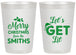 Personalized Christmas 20 oz Frosted Cups - Lets Get Lit | 280001