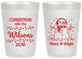 Personalized Christmas 20 oz Frosted Cups - Snowman | 280002