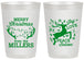 Personalized Christmas 20 oz Frosted Cups - Reindeer | 280003