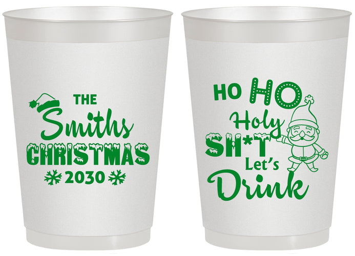 Personalized Christmas 20 oz Frosted Cups - Elf | 280009