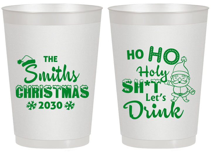 Personalized Christmas 20 oz Frosted Cups - Elf | 280009