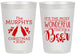 Personalized Christmas 20 oz Frosted Cups - Wonderful Time For A Beer | 280012