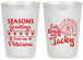 Personalized Christmas 20 oz Frosted Cups - Eat Drink Be Jacky | 280016