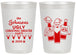 Personalized Christmas 20 oz Frosted Cups - Ugly Sweater | 280022