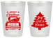 Personalized Christmas 20 oz Frosted Cups - Christmas Tree | 280026
