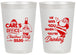 Personalized Christmas 20 oz Frosted Cups - Santa Claus | 280028