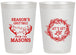 Personalized Christmas 20 oz Frosted Cups - Lets Get Lit | 280032