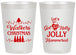 Personalized Christmas 20 oz Frosted Cups - Let Is Snow | 280050