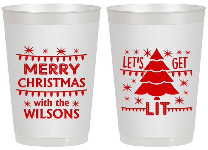 Personalized Christmas 20 oz Frosted Cups - Nutcracker | 280052
