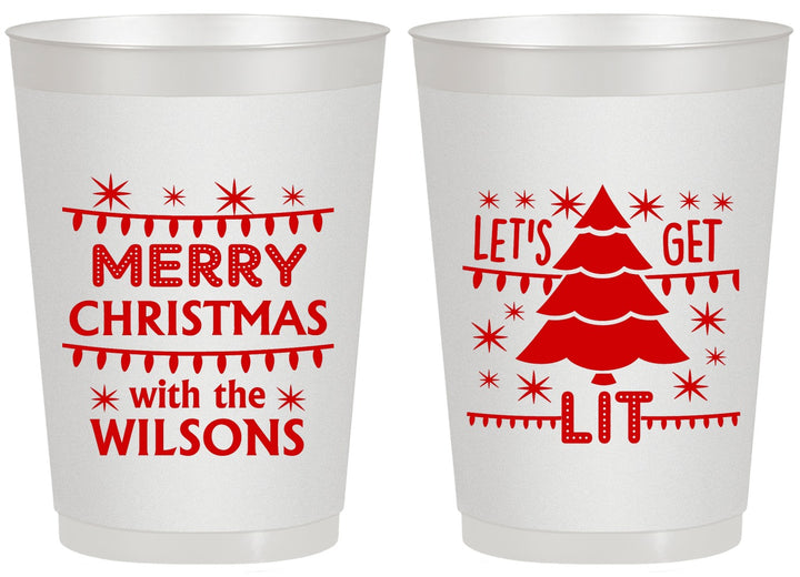 Personalized Christmas 20 oz Frosted Cups - Nutcracker | 280052