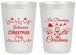 Personalized Christmas 20 oz Frosted Cups - Wine | 280068