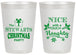 Personalized Christmas 20 oz Frosted Cups - Naughty Or Nice | 280069
