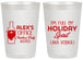 Personalized Christmas 20 oz Frosted Cups - Holiday Spirit | 280072