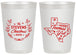 Personalized Christmas 20 oz Frosted Cups - Texmas Yall | 280074