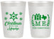 Personalized Christmas 20 oz Frosted Cups - Texas | 280075