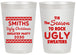 Personalized Christmas 20 oz Frosted Cups - Ugly Sweater | 280080