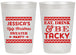 Personalized Christmas 20 oz Frosted Cups - Eat Drink Tacky | 280082