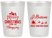 Personalized Christmas 20 oz Frosted Cups - Santa Claus | 280086