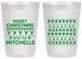 Personalized Christmas 20 oz Frosted Cups - Ugly Sweater | 280091