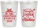 Personalized Christmas 20 oz Frosted Cups - Mistletoe | 280092