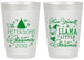 Personalized Christmas 20 oz Frosted Cups - Llama | 280095