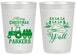 Personalized Christmas 20 oz Frosted Cups - Country | 280097