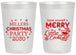 Personalized Christmas 20 oz Frosted Cups - Cocktail | 280098