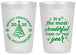 Personalized Christmas 20 oz Frosted Cups - Wonderful Time For A Beer | 280099