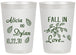 Personalized Wedding 20 oz Frosted Cups - Fall In Love | 283