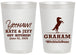 Personalized Wedding 20 oz Frosted Cups - Got Hitched | 296