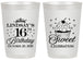 Personalized 16th Birthday 20 oz Frosted Cups - Cupcake | 300000