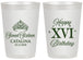 Personalized 16th Birthday 20 oz Frosted Cups - Tiara | 300002