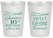 Personalized 16th Birthday 20 oz Frosted Cups - String Lights | 300009