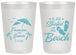 Personalized Wedding 20 oz Frosted Cups - Started On The Beach | 310