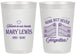 Personalized Memorial 20 oz Frosted Cups - Gone But Never Forgotten | 310001