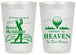 Personalized Memorial 20 oz Frosted Cups - Fairway To Heavens | 310008