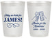 Personalized Memorial 20 oz Frosted Cups - Thanks For The Memories | 310011